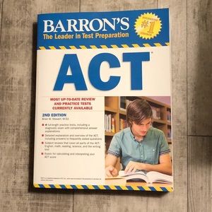 Barron's ACT Prep Paperback Study Guide Trade Paperback Guidebook 2nd Ed 2016